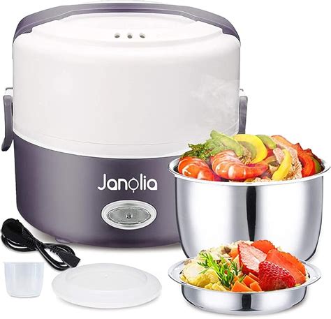 Janolia Electric Food Heater, 1.3L/ 44oz Portable Lunch Box with 